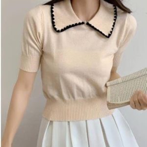 A43 Kerah Sulam Tanic