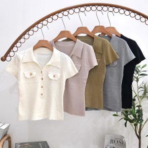 A49 Rajut Saku Kancing